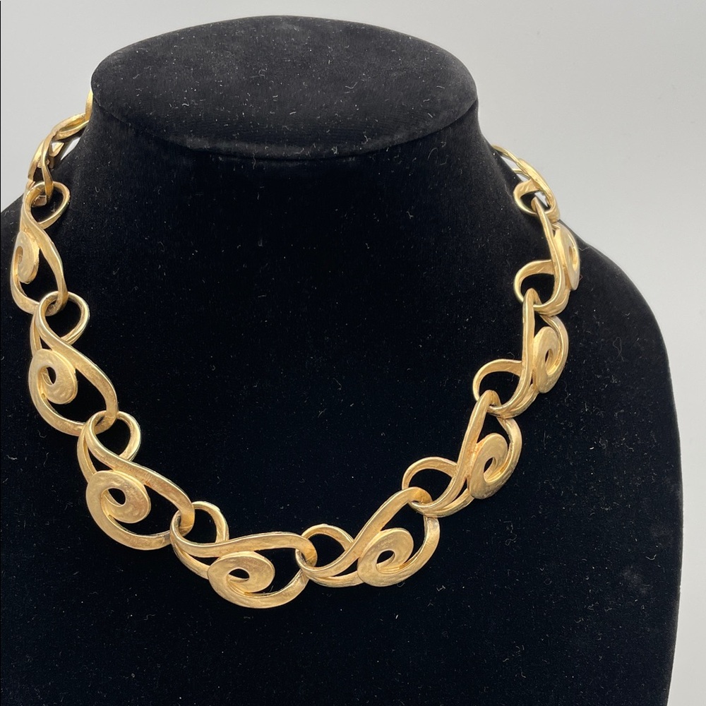 Erwin Pearl Gold Swirl Necklace